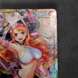 ONE PIECE Japanese Card 2025 The Azure Sea's Seven Nami OP14-031 SR-P - Image 3