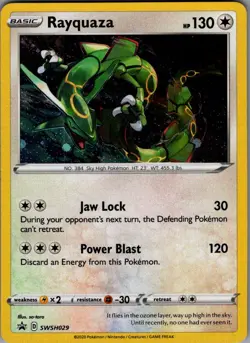 Rayquaza Promo SWSH: Sword & Shield Promo Cards SWSH029 NM - Image 1