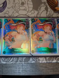 Nami OP14-031 SR Super Rare The Azure Sea's Seven English - Lot of 7 TCG Cards - Image 3