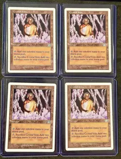 Vintage MTG-Crystal Vein X4 322/350 -Uncommon- Magic The Gathering Sixth Edition - Image 1