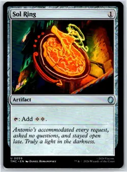 Sol Ring Commander: Teenage Mutant Ninja Turtles 59 NM MTG Card - Image 1