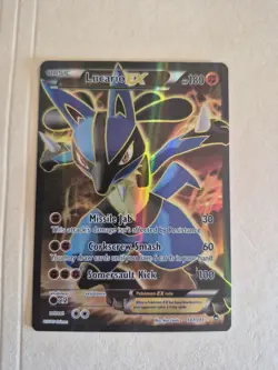Lucario EX 107/111 XY-Furious Fists Holo Card Full Art - Image 2