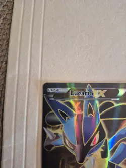 Lucario EX 107/111 XY-Furious Fists Holo Card Full Art - Image 5