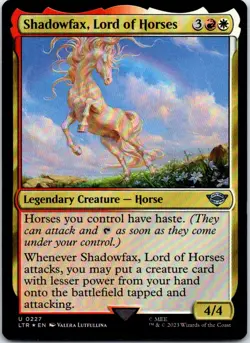 Shadowfax, Lord of Horses U Foil LTR Universes Beyond: The Lord of the Rings: Ta - Image 1
