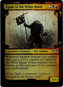 Ugluk of the White Hand (Showcase Scrolls) U Foil LTR Universes Beyond: The Lord - Image 1