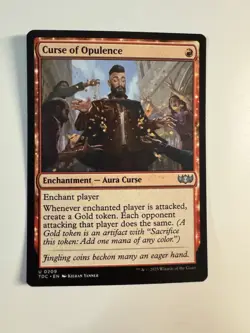 MTG NM Normal Curse of Opulence 209 U Commander: Tarkir: Dragonstorm - Image 1