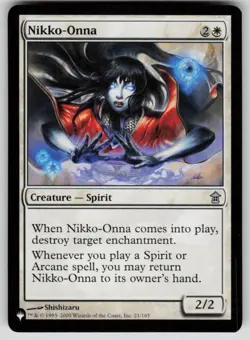 Nikko-Onna Uncommon The List Reprints 21/165 MTG Near Mint 2020 - Image 1
