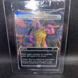 Swords to Plowshares - Mint Foil Borderless - MTG Magic the Gathering - Image 1