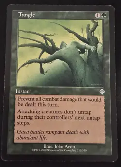 Vintage MTG - Tangle 213/350 - Uncommon - Magic The Gathering Invasion - LP - Image 1