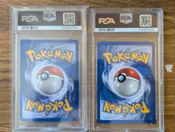 2X LOT 2003 Pokemon Black Star Holo Promo PSA 9 Pikachu Holo #012 Meowth #013 - Image 4