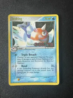 Seaking 24/107 Deoxys Reverse Holo Stamped Rare Pokemon - Image 1