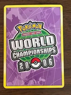 Pokemon TCG 2006 World Championships Mewtrick Manectric ex Card LP Signed - Image 2