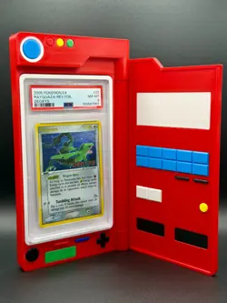 2005 Pokemon EX Deoxys: Rayquaza EX DEOXYS Stamp Reverse Holo PSA 8 NM-MT - Image 1