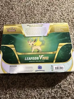 NEW Pokemon TCG Leafeon VStar Special Collection Box Evolving Skies ES FS packs - Image 2