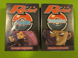 Sealed Nintendo Pokemon Team Rocket Theme Deck Lot - Devastation & Trouble - Image 1