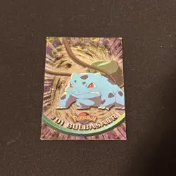 2000 Pokemon Topps Chrome Bulbasaur #01 - Image 1