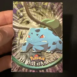 2000 Pokemon Topps Chrome Bulbasaur #01 - Image 3