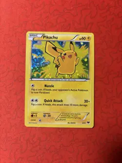 Pokemon Pikachu TCG Holo Foil Card McDonald's Promo 5/12 HP - Image 1