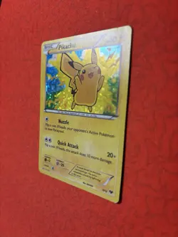 Pokemon Pikachu TCG Holo Foil Card McDonald's Promo 5/12 HP - Image 2