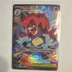 Pokemon Mega Feraligatr EX 274/217 Full Art Rare Holo Evolutions 370 HP - Image 1