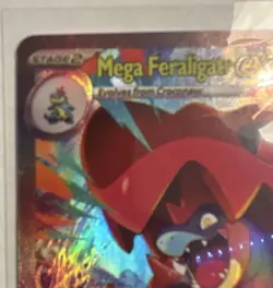 Pokemon Mega Feraligatr EX 274/217 Full Art Rare Holo Evolutions 370 HP - Image 2