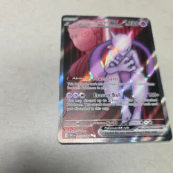 Pokemon TCG Team Rocket's Mewtwo EX 213/182 Destined Rivals Ultra Rare Holo NM - Image 2