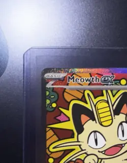 Meowth ex 121/088 Perfect Order Full Art Holo Pokemon Card - Image 3