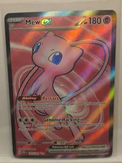 Pokemon Pink Mew EX 193/165 Sv2a 151 Full Art Ultra Rare Holo Basic 180HP - Image 1