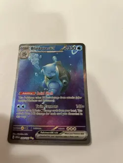 Pokemon TCG Blastoise ex 200/165 SV 151 Special Illustration Rare Full Art Holo - Image 2