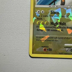 Pokemon Raichu 3/17 POP Series 9 Cracked Ice Holo Rare Promo Vintage 2009 TCG - Image 5