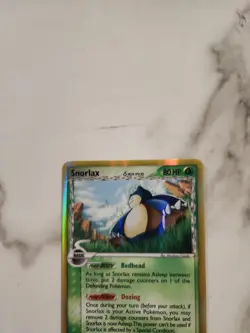 2006 Pokemon EX Dragon Frontiers Snorlax Holo #10/101 MP - Image 2
