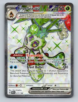 Pokemon TCG Froslass ex Holo Ultra Rare SV04: Paradox Rift 217/182 - Image 1