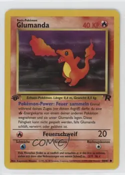 Charmander German 1st Ed. Pokemon Team Rocket #50 2000 - Image 1