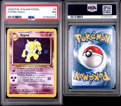 Pokemon Hypno 23/62 Fossil Italian PSA 7 - Image 3
