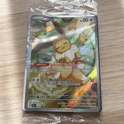 Pokemon Eevee SVP EN 173 Illustration Rare Prismatic Evolutions ETB Promo Sealed - Image 1
