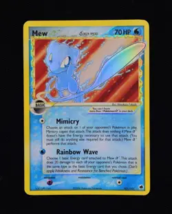 Pokemon TCG Mew Gold Star Delta Species 101/101 Ex Dragon Frontiers XLNT - Image 1