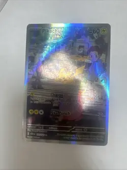 Pokemon Pikachu 173/165 Illustration Rare Full Art Holo Scarlet & Violet 151 - Image 1