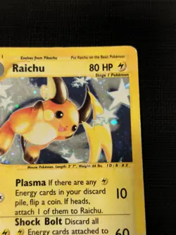 Raichu 025/165 Expedition Base Set Holo Rare Pokemon TCG Nintendo pikachu - Image 4