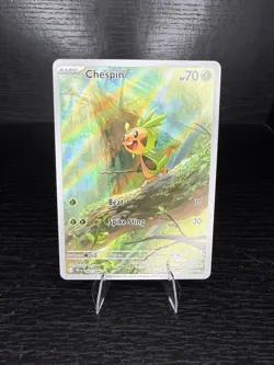 Pokemon TCG Chespin 087/086 Chaos Rising Full Art Holo Rare English - Image 1