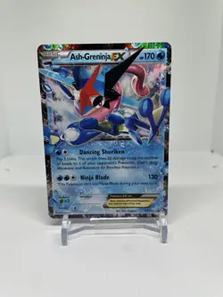 Ash-Greninja EX XY133 - XY Holo Black Star Promo Pokemon TCG - HP - Image 1