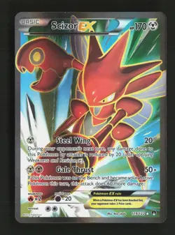 Scizor EX 119/122 Ultra Rare BREAKpoint Pokemon Lightly Played - Image 1