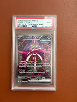 2025 Pokemon Pre EN Iron Valiant ex PSA 9 – Mint Condition - Image 1