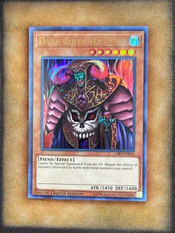 Yugioh Dark Ruler Ha Des LART-EN010 Ultra Rare Lost Art Promo Limited Edition NM - Image 1