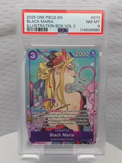 2025 One Piece CCG Black Maria Illustration Box PSA Collectible Card - Image 1