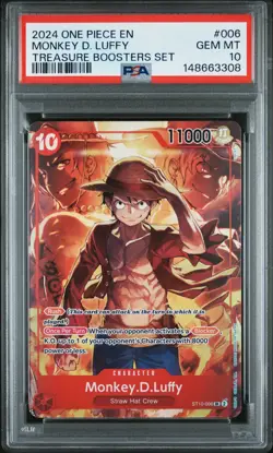2024 One Piece ST10-006 Monkey D. Luffy PSA 10 148663308 - Image 1