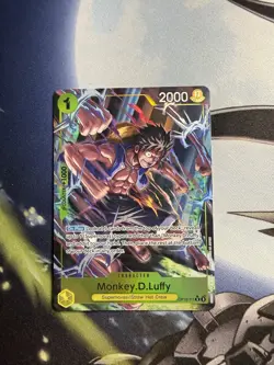 One Piece CCG Monkey.D.Luffy (111) (Parallel) Nm English - Image 1
