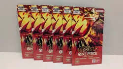 One Piece, The Best Vol. 2 Sleeved Booster Packs - PRB-02 - Lot Of 6 - Image 1