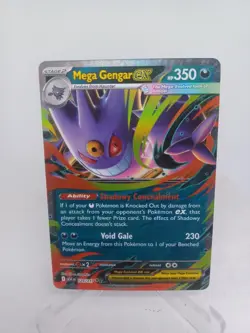 Mega Gengar EX 125/217 Double Rare Holo Pokemon Ascended Heroes TCG Card - Image 1