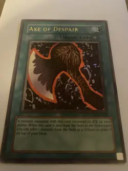Yugioh Axe of Despair MRL-002 Magic Ruler Ultra Rare HP - Image 1