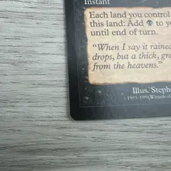MTG Rain of Filth Urza’s Saga Rare Black Instant LP Magic Card - Image 2